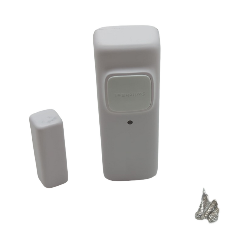 SwitchBot Bezprzewodowy system bezpieczenstwa domowego detektor drzwi i okien z alarmem dodaje Hub SwitchBot, aby byl kompatybilny z Alexa