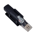 TFA Dostmann Log32 T Datenlogger für Temperatur, 31.1055, Speicher für 60.000 Datensätze, L 22 (30) x B 21 (28) x H 102 mm, Schwarz