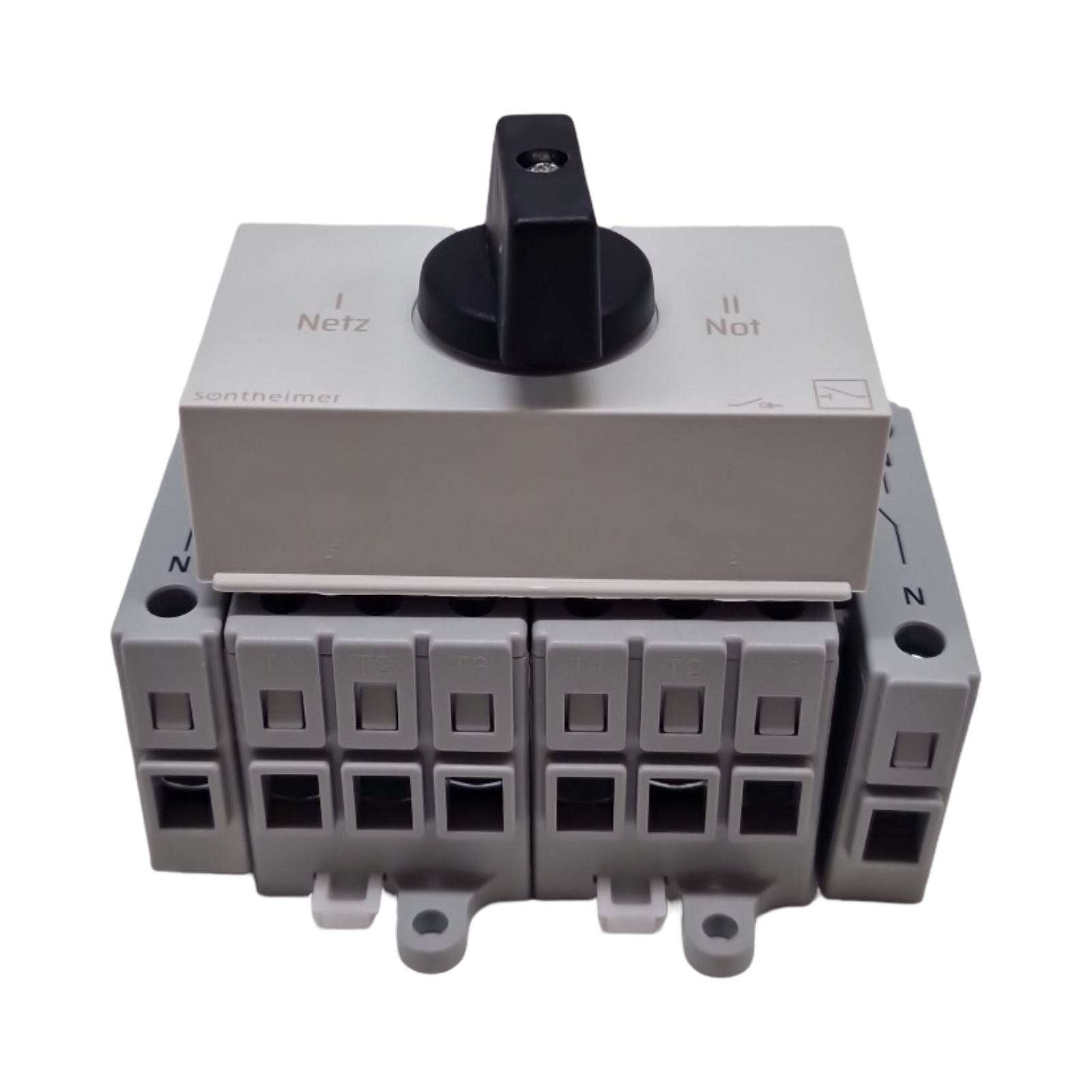 Sontheimer ULO32/4T/NS/Z101/F976 Umschalter 32A 4-polig 11,5kW Netz-0-Not schwarz