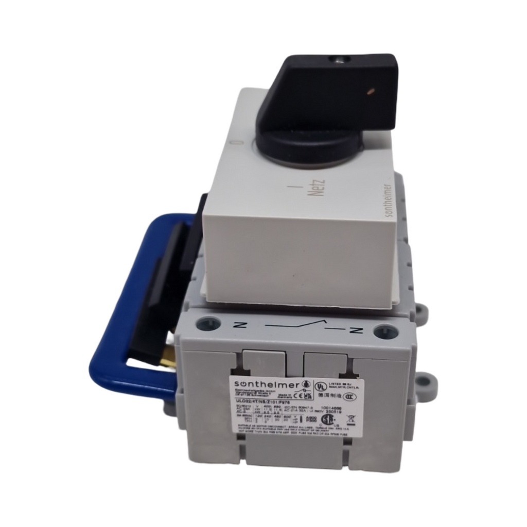 Sontheimer ULO32/4T/NS/Z101/F976 Umschalter 32A 4-polig 11,5kW Netz-0-Not schwarz