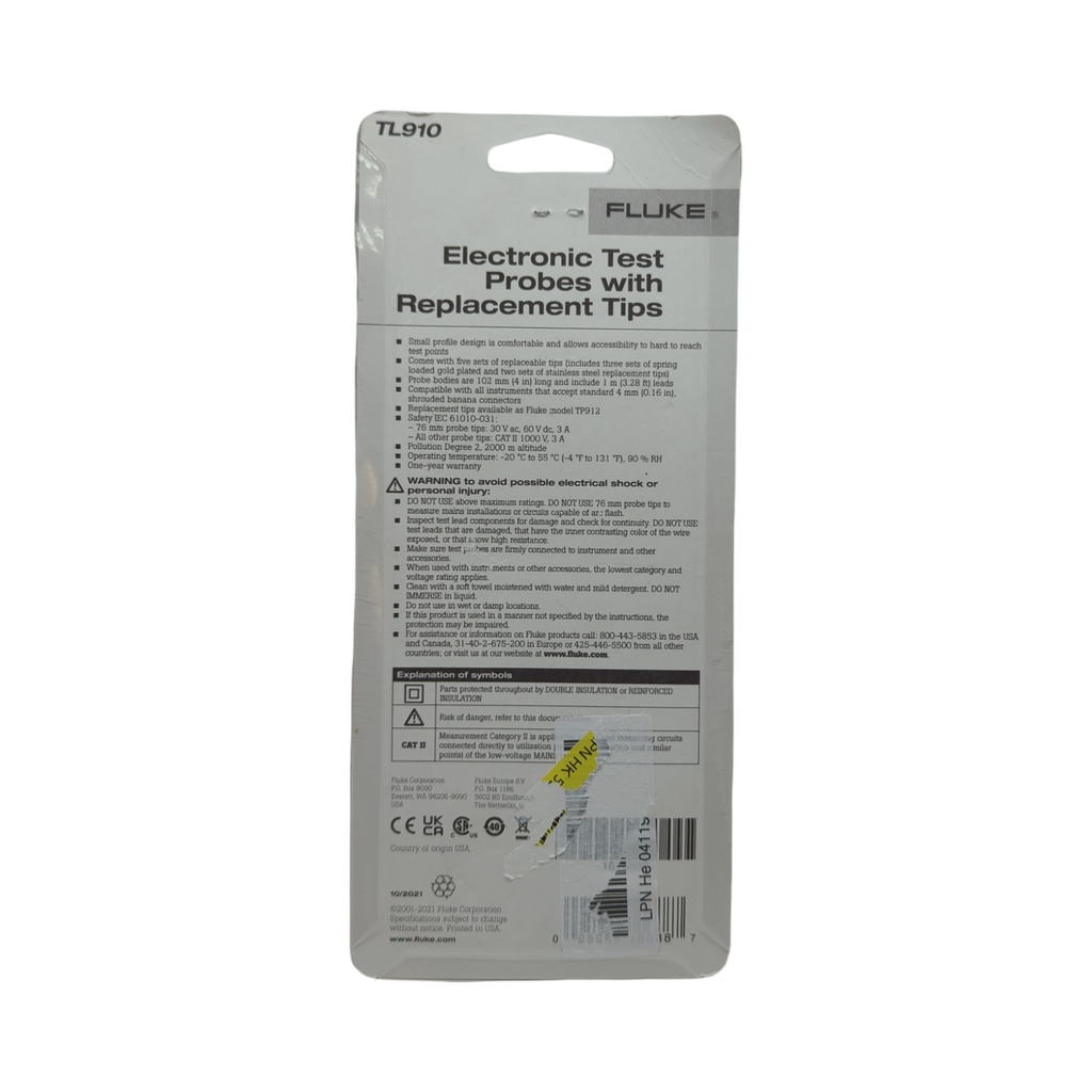 Fluke TL910 Messleitung Ersatzspitzen 9cm
