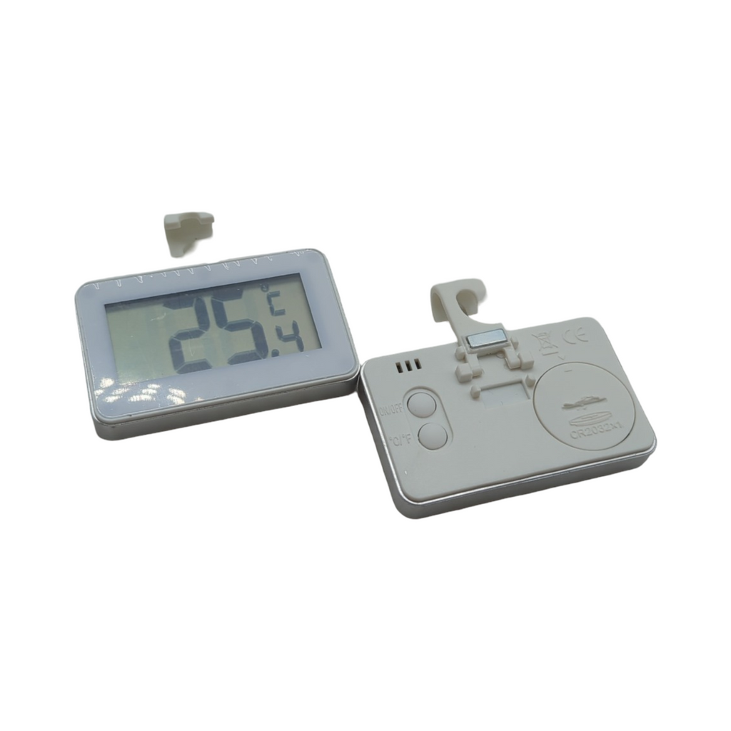 AiQInu Mini Thermometer Digital für Kühlschrank Gefrierschrank 2 Stück mit Frost Alarm