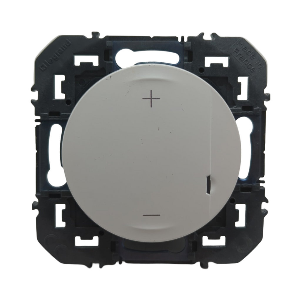 Legrand 095210A Universaldimmer Elektroschalter ohne Neutralleiter weiß Kunststoff Glanz 125W