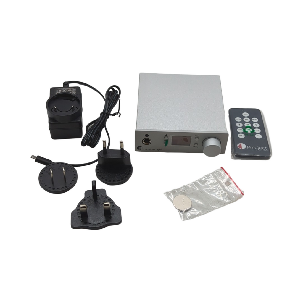 Pro-Ject Pre Box S2 Digital Stereo Vorverstärker silber audiophil