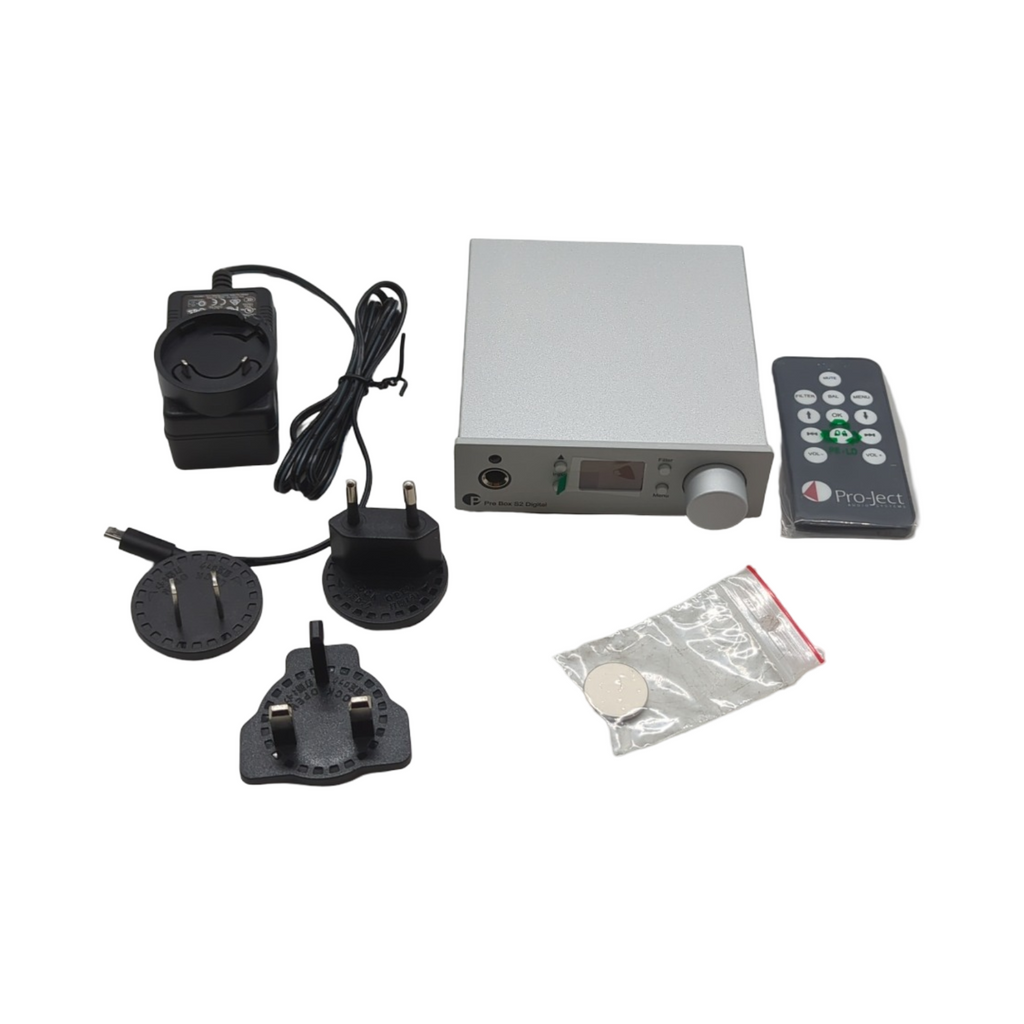 Pro-Ject Pre Box S2 Digital Stereo Vorverstärker silber audiophil