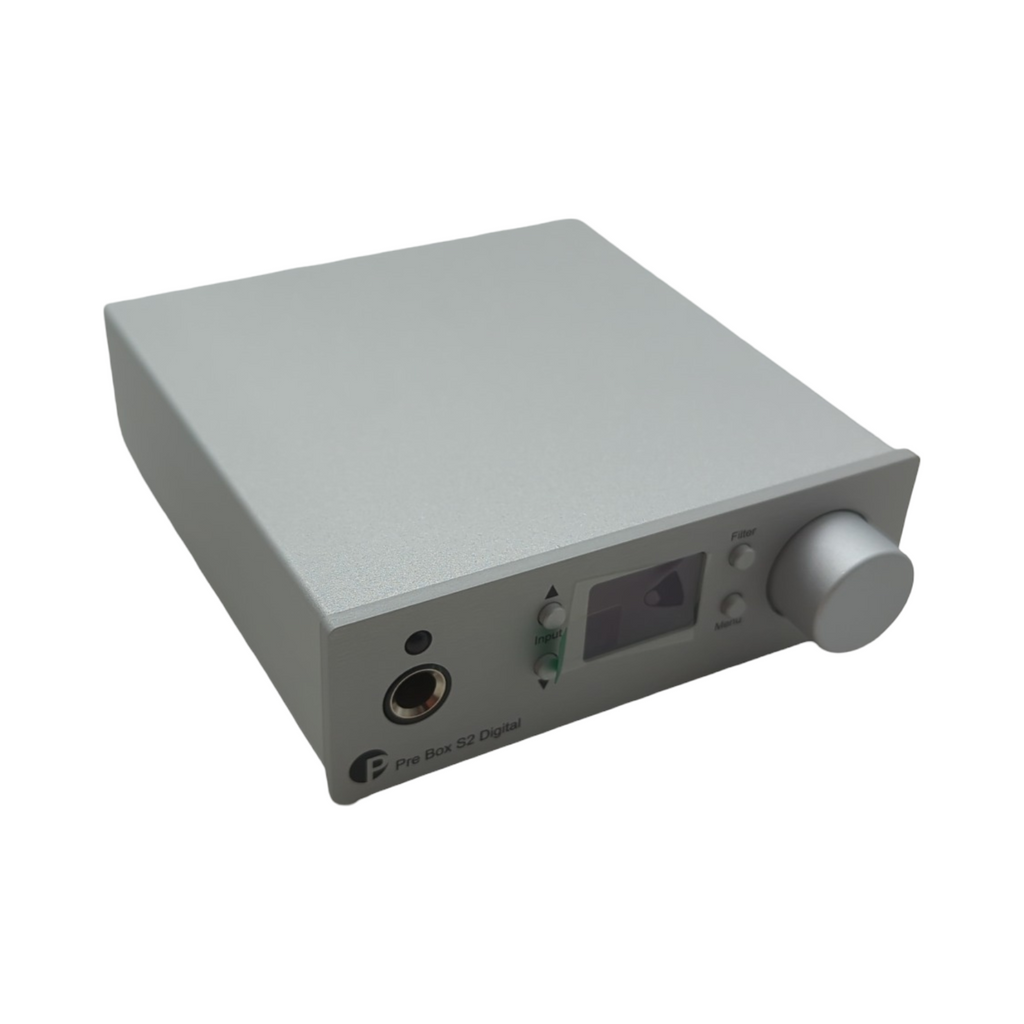 Pro-Ject Pre Box S2 Digital Stereo Vorverstärker silber audiophil