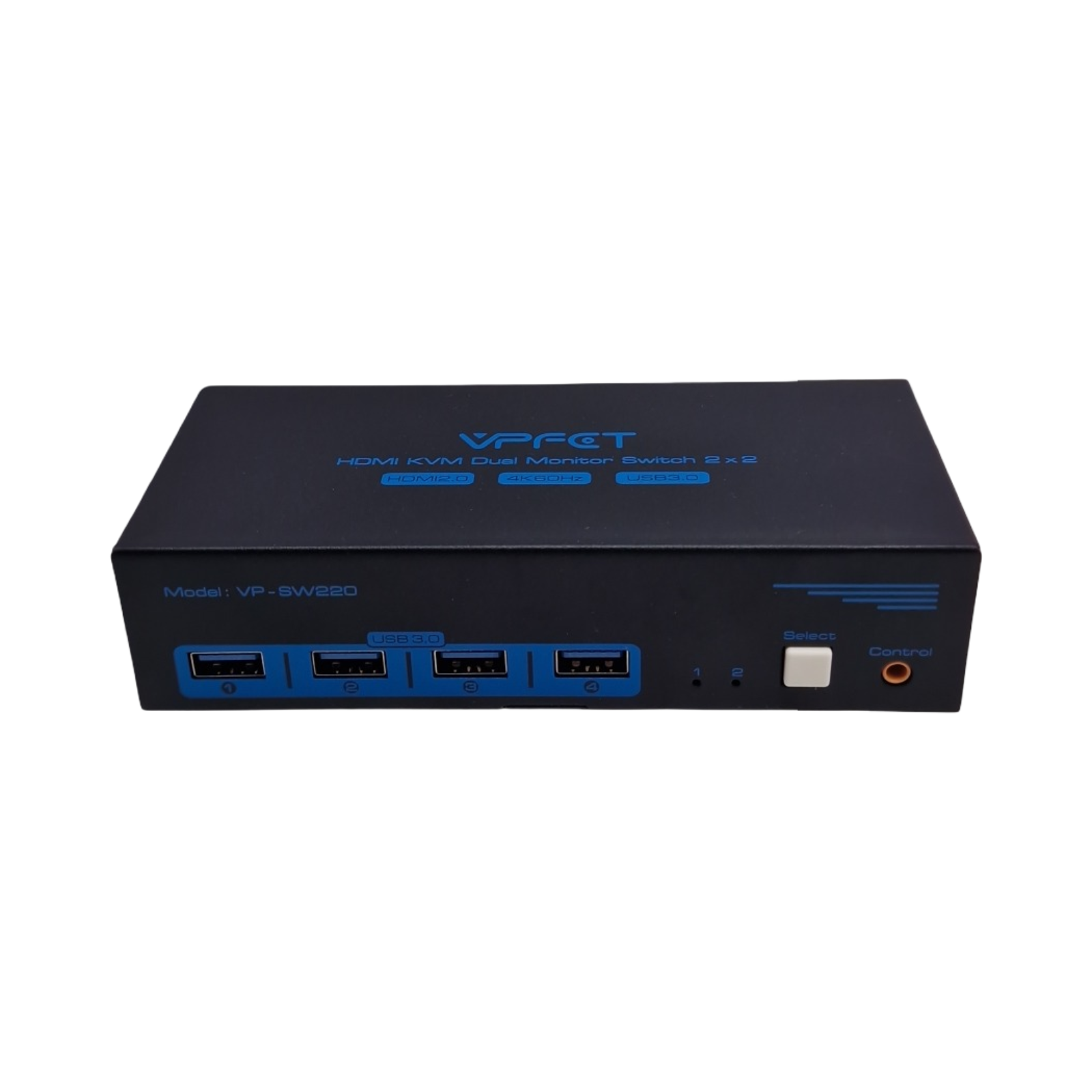 CMSTEDCD KVM Switch HDMI USB 3.0 2 PCs 2 Monitore 4K60Hz Dual Monitor Umschalter für vier Peripheriegeräte
