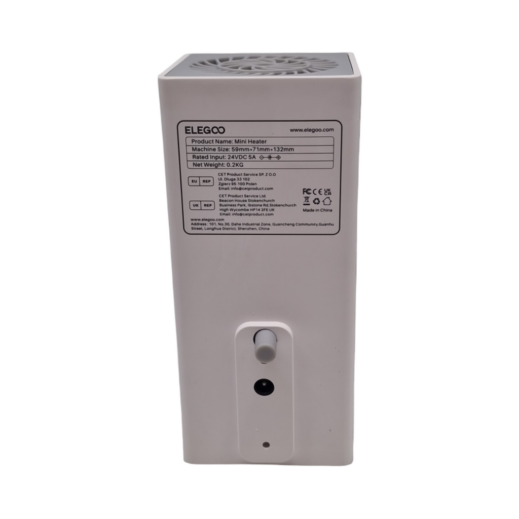 ELEGOO Mini Heizung mit Luftfilterung für Resin 3D Drucker intelligente Temperatur Controller kompatibel mit MSLA DL