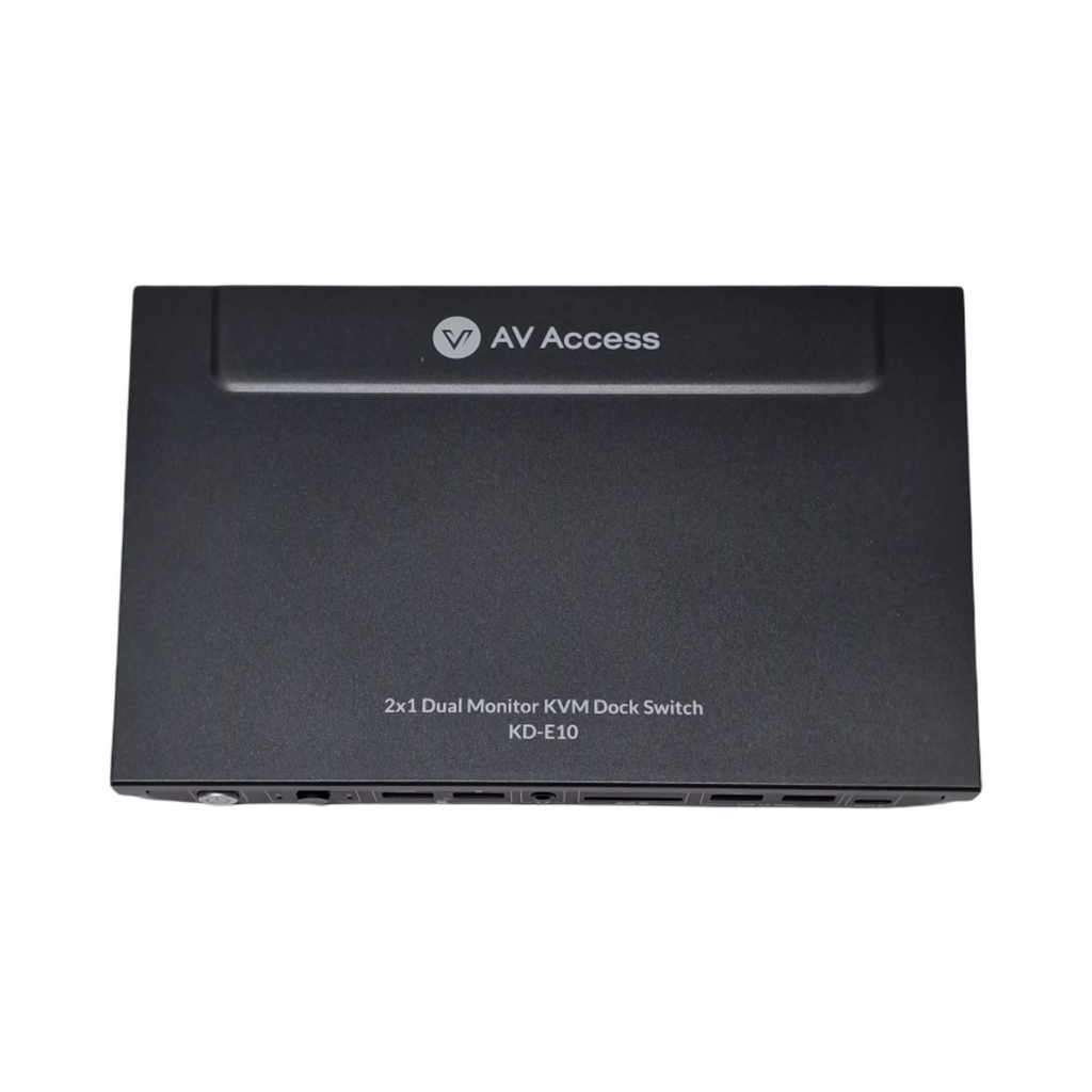 AV Access Dockingstation KVM Switch 100W Aufladung Dual Monitor 4K@60Hz HDMI USB 3.0 USB-C 1G Ethernet EDID