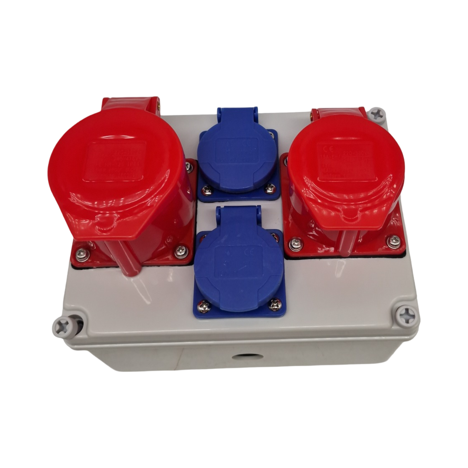 Starkstrom Wandverteiler Aufputz Steckdose IP54 Schuko 16A 32A CEE IP67 Baustromverteiler