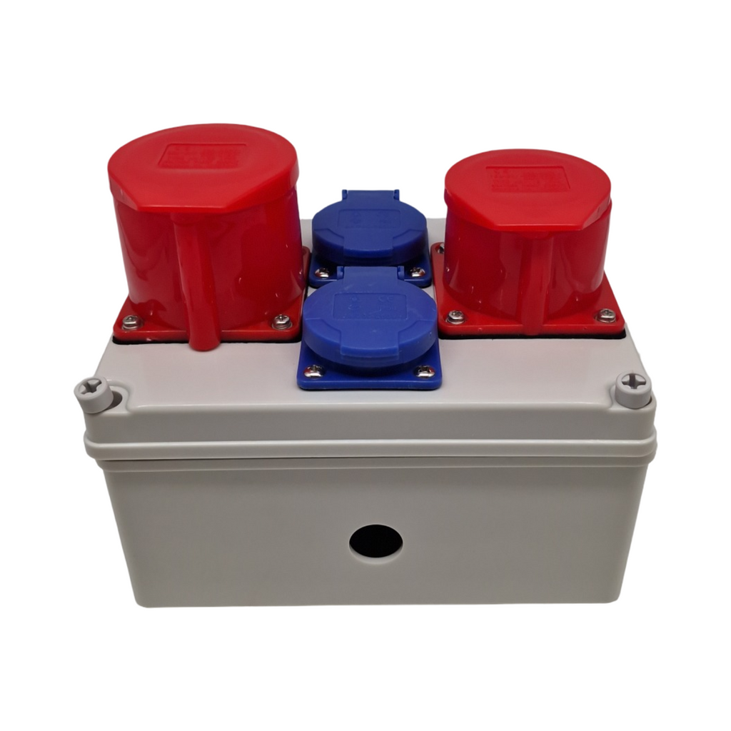 Starkstrom Wandverteiler Aufputz Steckdose IP54 Schuko 16A 32A CEE IP67 Baustromverteiler