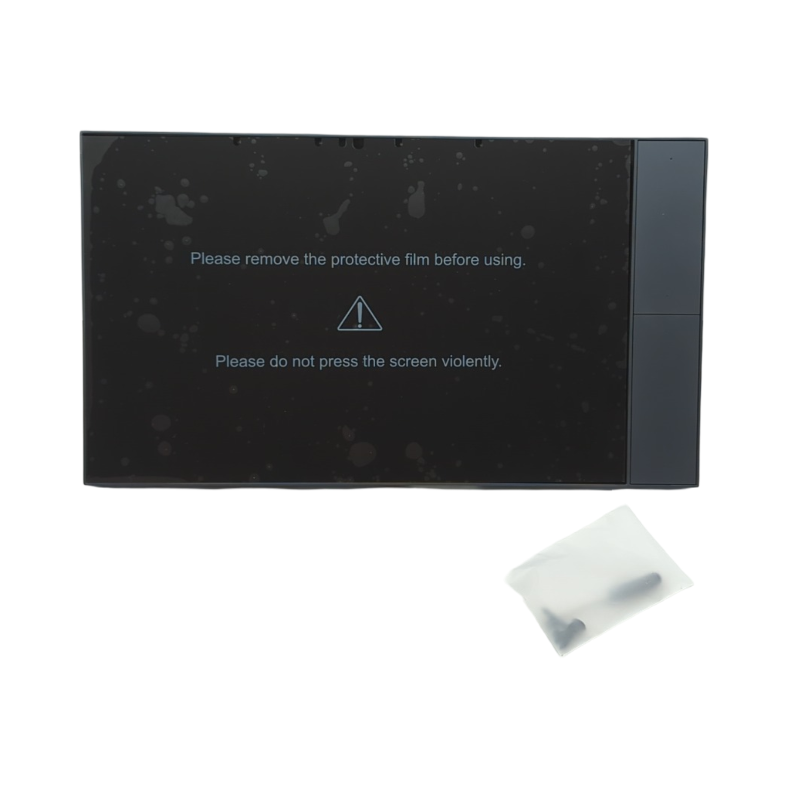 Shelly Wall Display XL Smart-Home-Bedienfeld 10.1 Zoll Silber WLAN Vier Tasten integriertes 5A-Relais LUX-Sensor Neutralleiter erforderlich