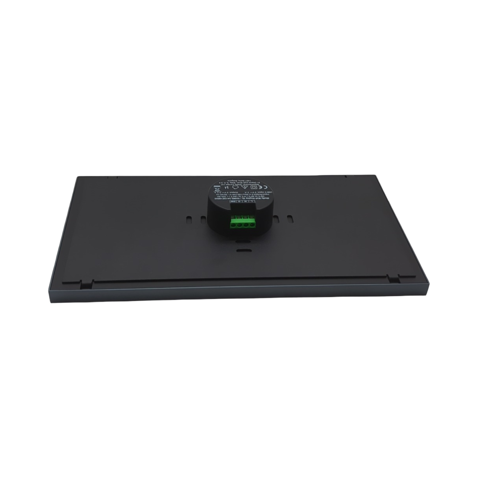 Shelly Wall Display XL Smart-Home-Bedienfeld 10.1 Zoll Silber WLAN Vier Tasten integriertes 5A-Relais LUX-Sensor Neutralleiter erforderlich