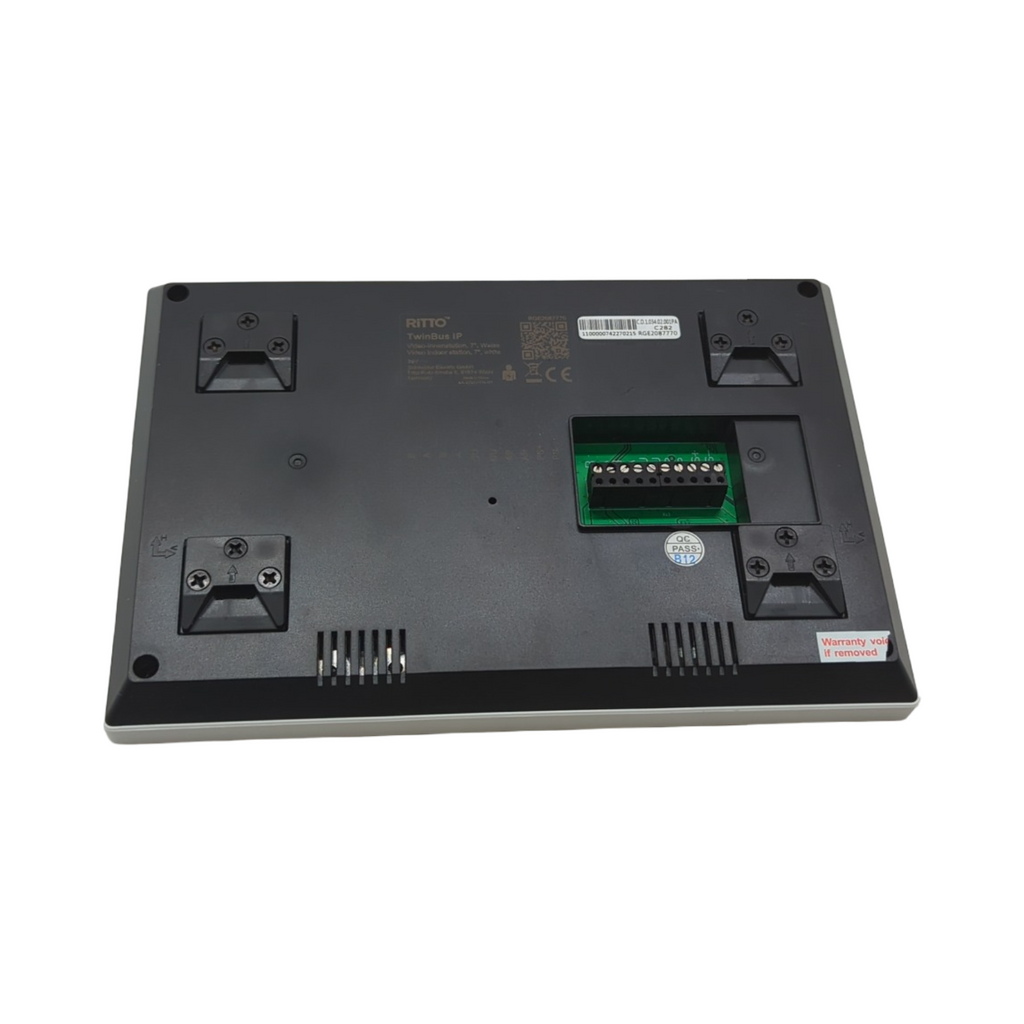 Ritto TwinBus IP Video-Gegensprechanlage Innenstation mit App weiß RGE2087770