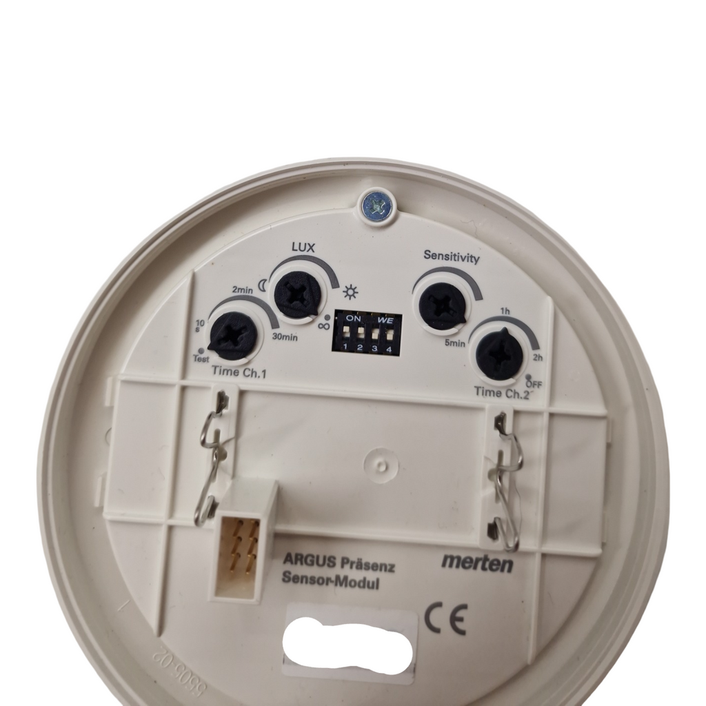 Merten Argus Präsenz Sensor-Modul Deckenmontage 360 Grad Innenbereich polarweiss