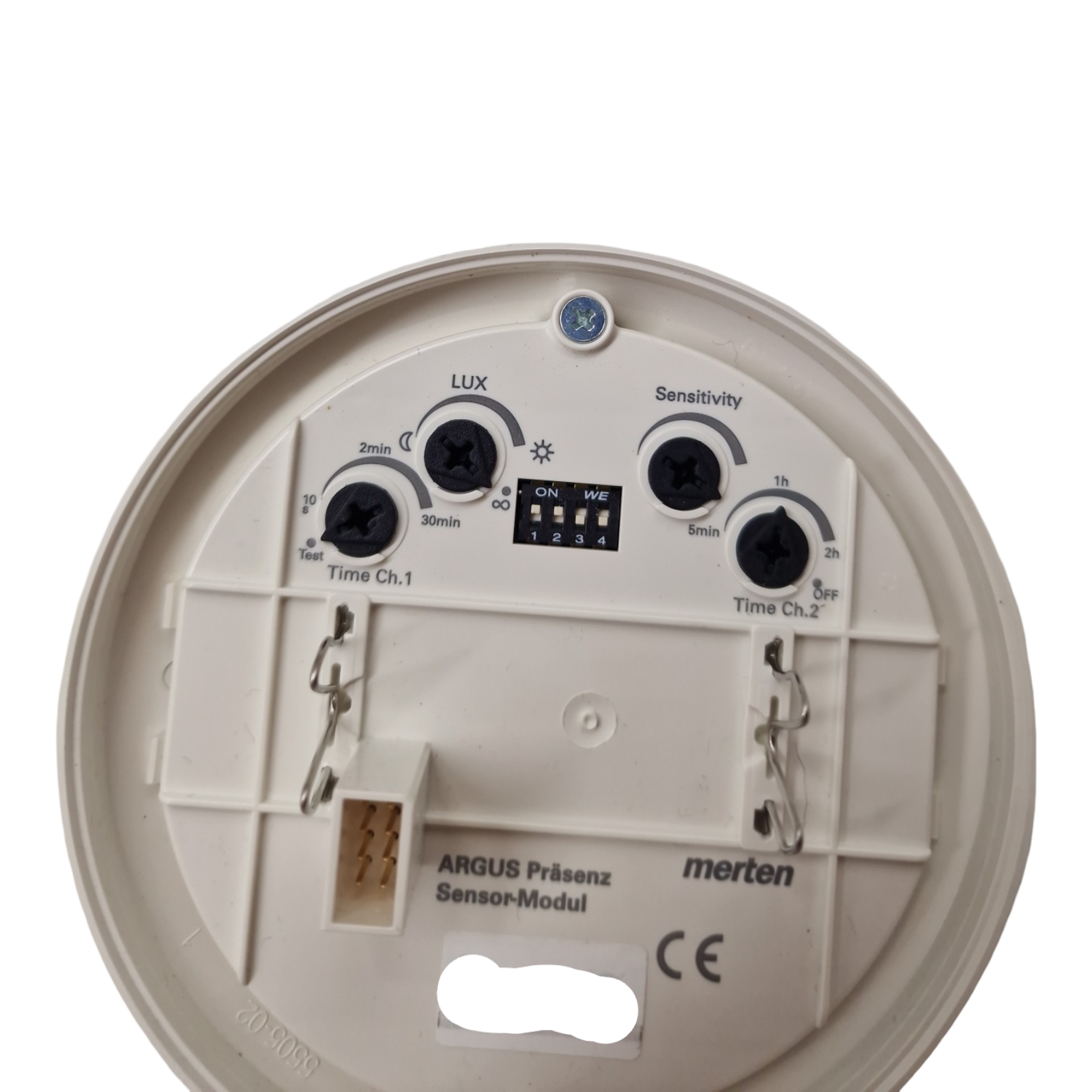 Merten Argus Präsenz Sensor-Modul Deckenmontage 360 Grad Innenbereich polarweiss