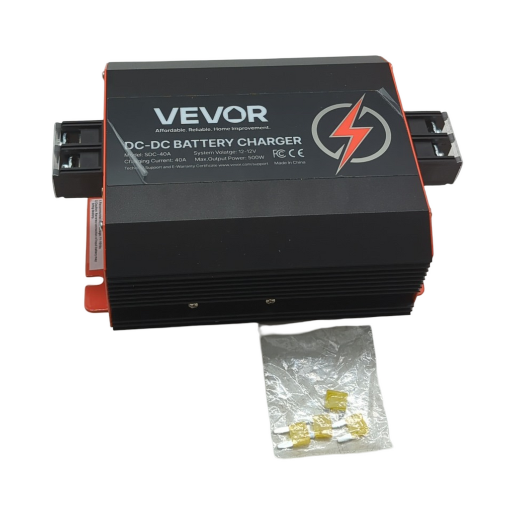 VEVOR DC/DC-Batterieladegerät 12V 40A 500W für Blei-Säure Lithium AGM Gel Nassbatterien intelligentes mehrstufiges Laden