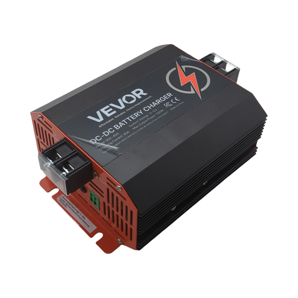 VEVOR DC/DC-Batterieladegerät 12V 40A 500W für Blei-Säure Lithium AGM Gel Nassbatterien intelligentes mehrstufiges Laden