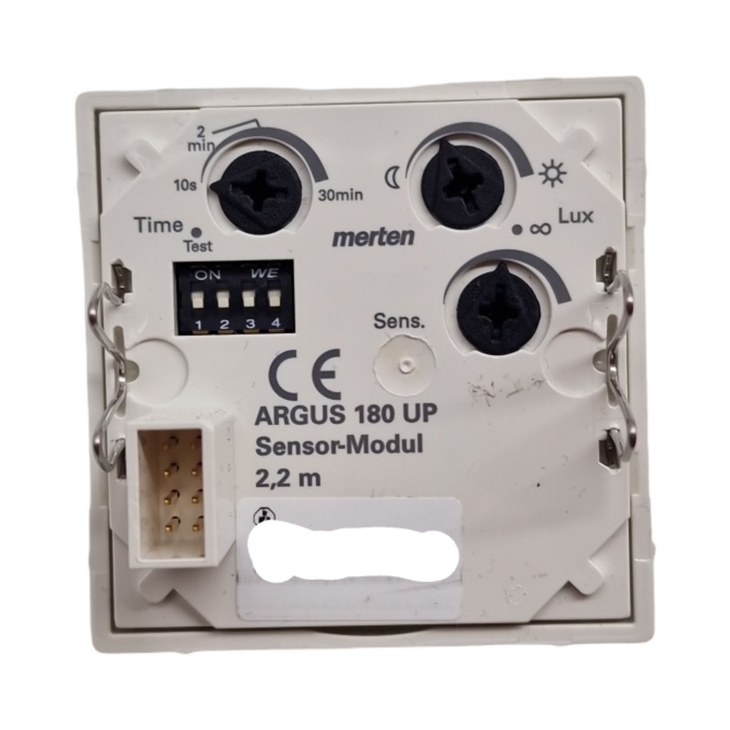 Schneider Electric Merten Argus Präsenzmelder 180, Bewegungsmelder, Innenbereich, Sensor-Modul, Unterputz, System M, polarweiss glänzend, Artikelnu...