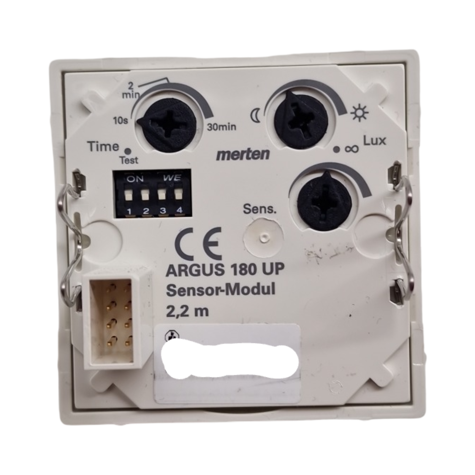 Schneider Electric Merten Argus Präsenzmelder 180, Bewegungsmelder, Innenbereich, Sensor-Modul, Unterputz, System M, polarweiss glänzend, Artikelnu...