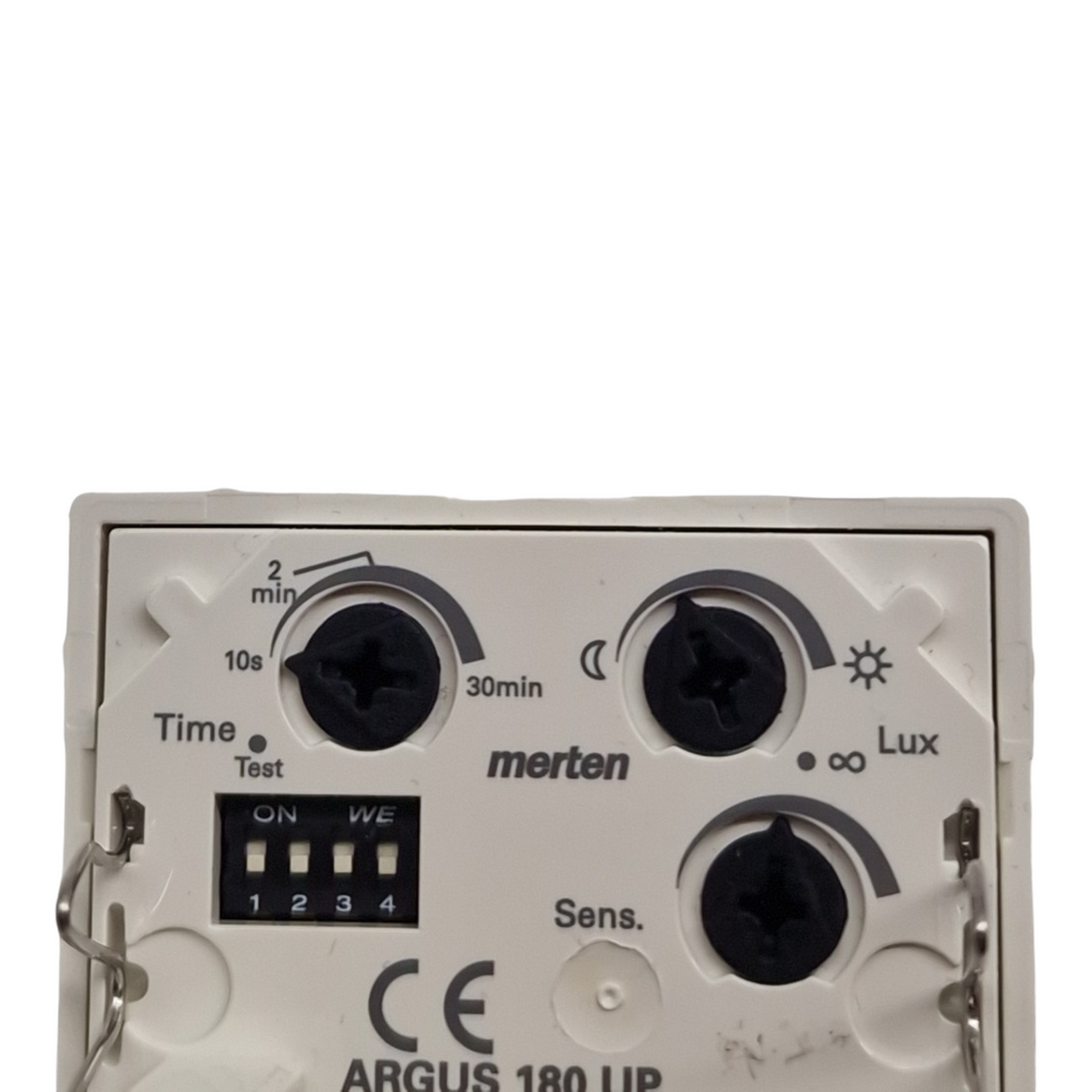 Schneider Electric Merten Argus Präsenzmelder 180, Bewegungsmelder, Innenbereich, Sensor-Modul, Unterputz, System M, polarweiss glänzend, Artikelnu...