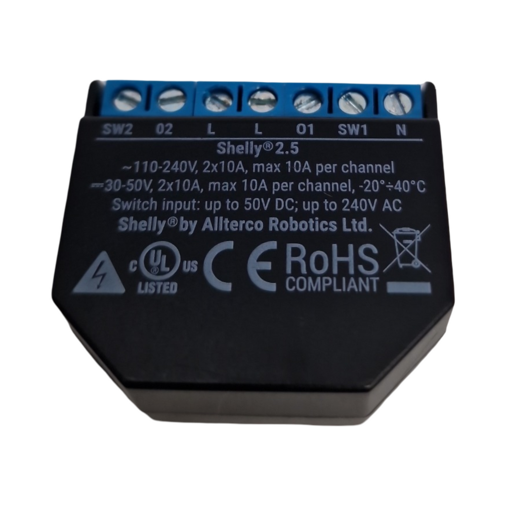 Shelly Double Relay Switch Smart Relais Schalter