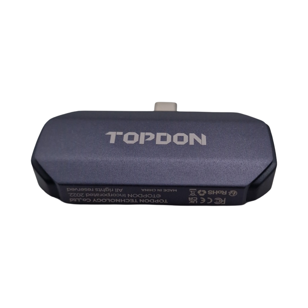 TOPDON TC002 Wärmebildkamera iOS 512x384 Superauflösung 40mK Wärmeempfindlichkeit 3 Wärmemessungen 11 Farbpaletten