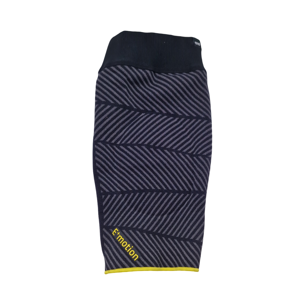 medi Genumedi E+motion 3.0 Kniebandage sportlich 3D Silikon-Quarz Pelotte Perfect-Fit Haftband Größe V