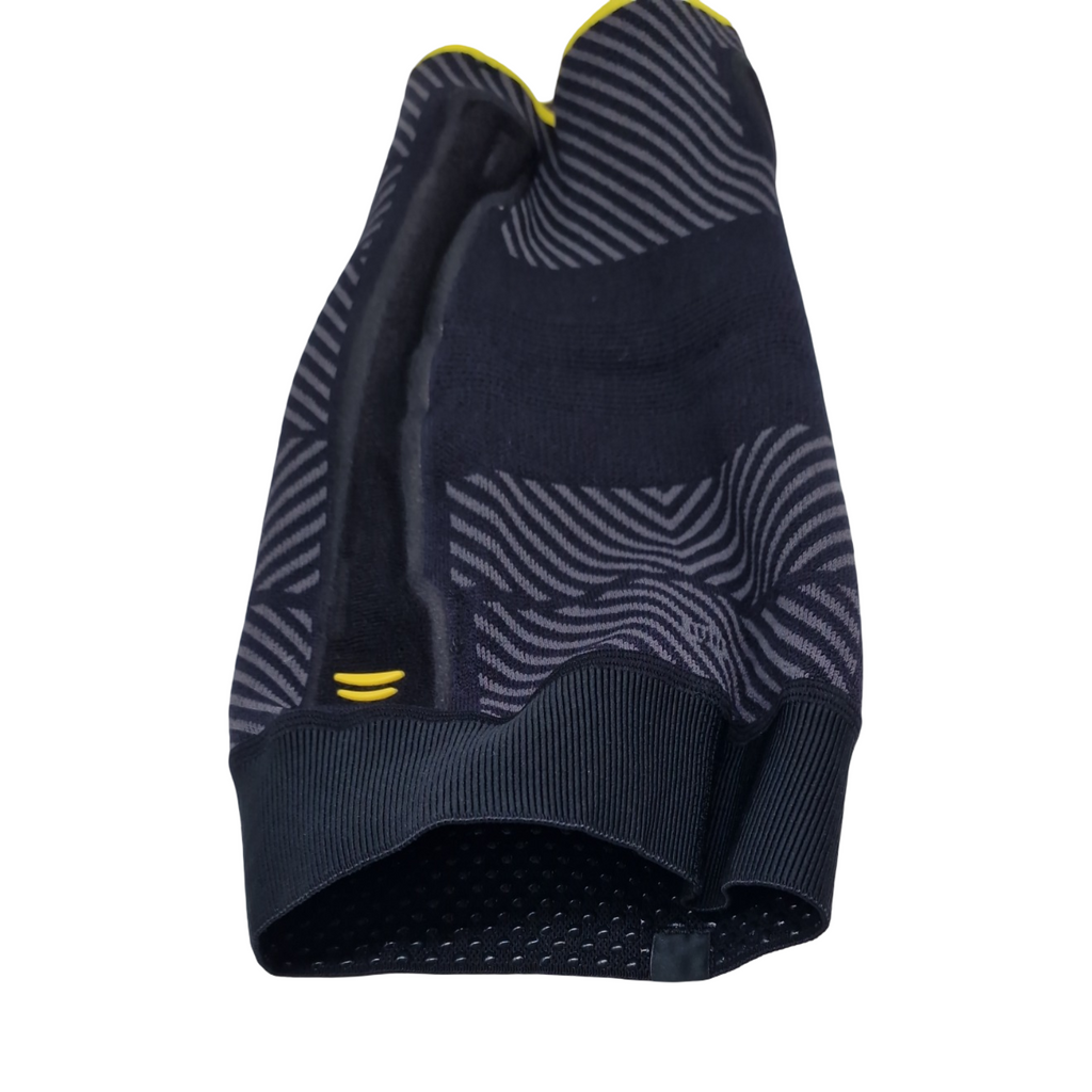 medi Genumedi E+motion 3.0 Kniebandage sportlich 3D Silikon-Quarz Pelotte Perfect-Fit Haftband Größe V