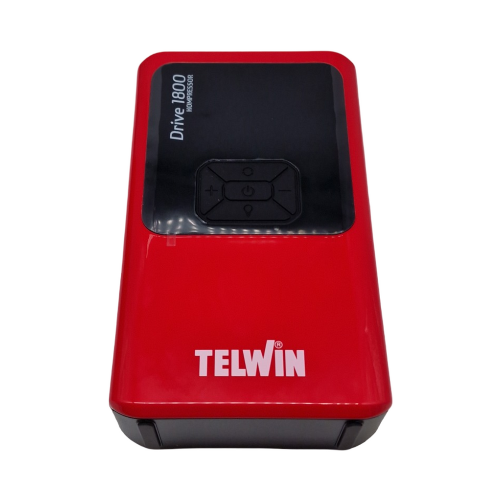 Telwin Drive 1800 Kompressor Booster Multifuntion 12V tragbar ultrakompakt mit integriertem Kompressor für Auto Motorrad Boot