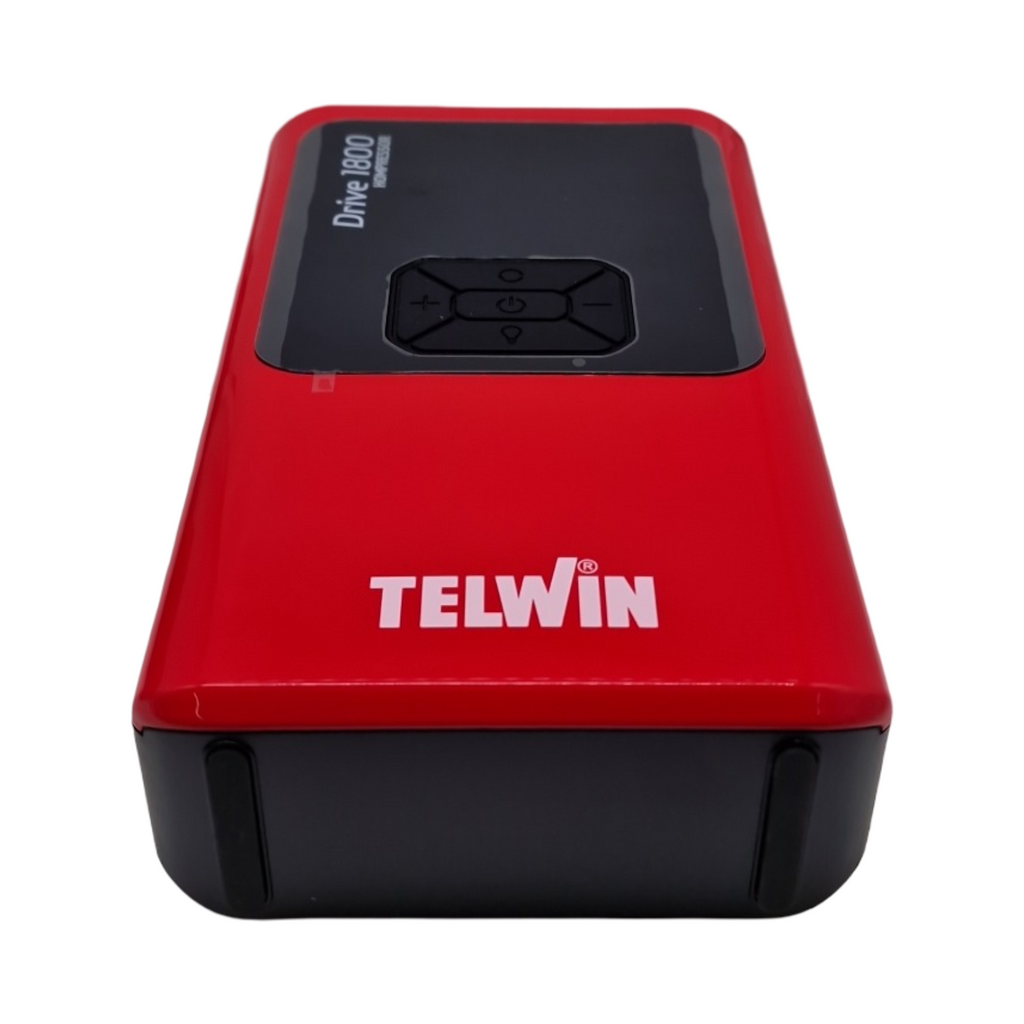 Telwin Drive 1800 Kompressor Booster Multifuntion 12V tragbar ultrakompakt mit integriertem Kompressor für Auto Motorrad Boot