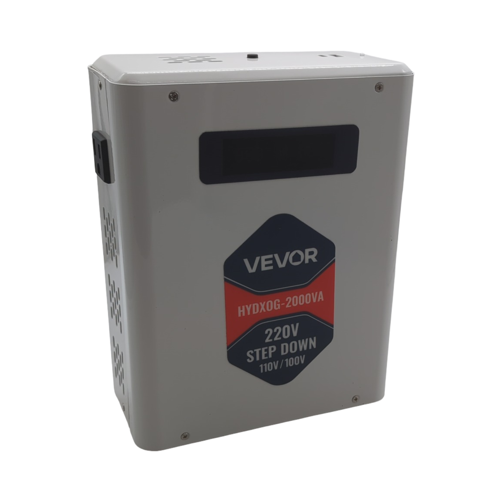 VEVOR Spannungswandler Abwärts, 2000 VA, Hochleistungs-Konverter, 220 V auf 110 V Leistungstransformator, mit 2 US-Steckdosen, USB-Ausgang, LCD-Dis...