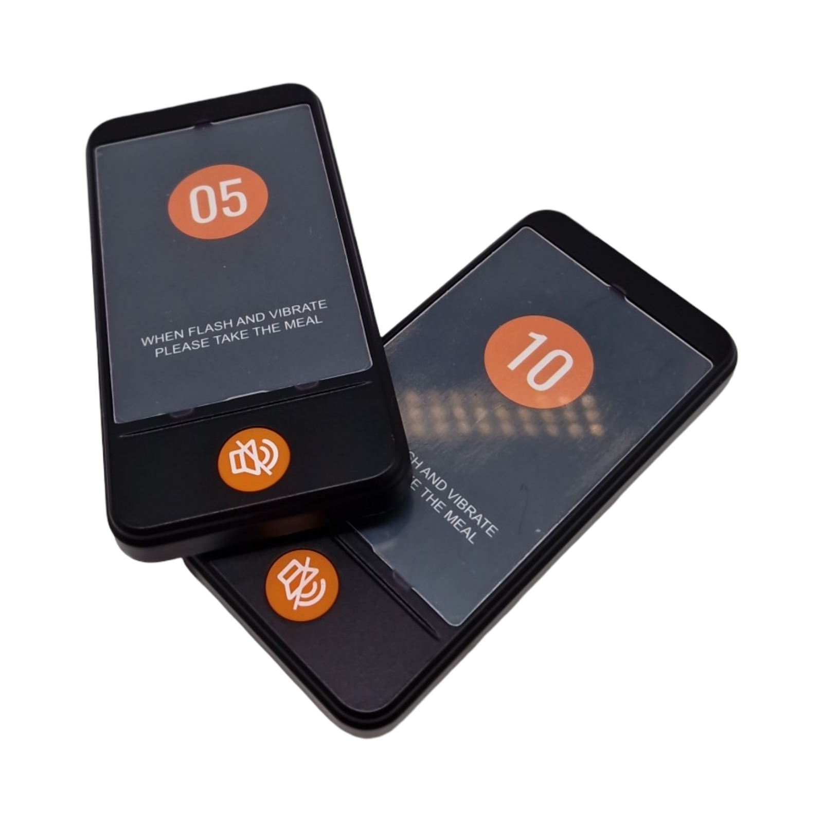 VEVOR Restaurant Pager System Funk Buzzer Set mit Vibration und Licht für 10 Empfänger 400m Reichweite