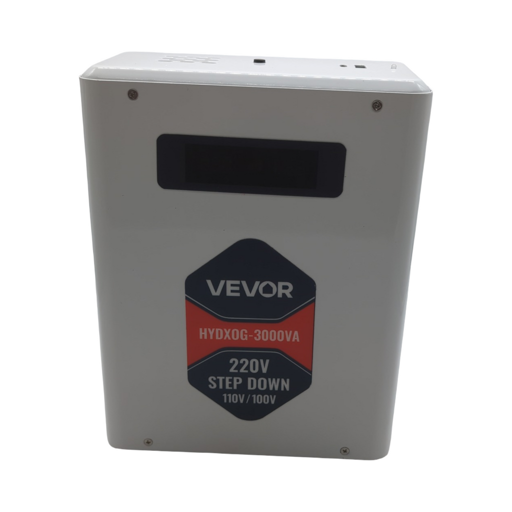 VEVOR Abwärtsspannungswandler 3000VA Konverter 220V auf 110V mit 2 US-Steckdosen USB-Ausgang Hochleistungs-Transformator