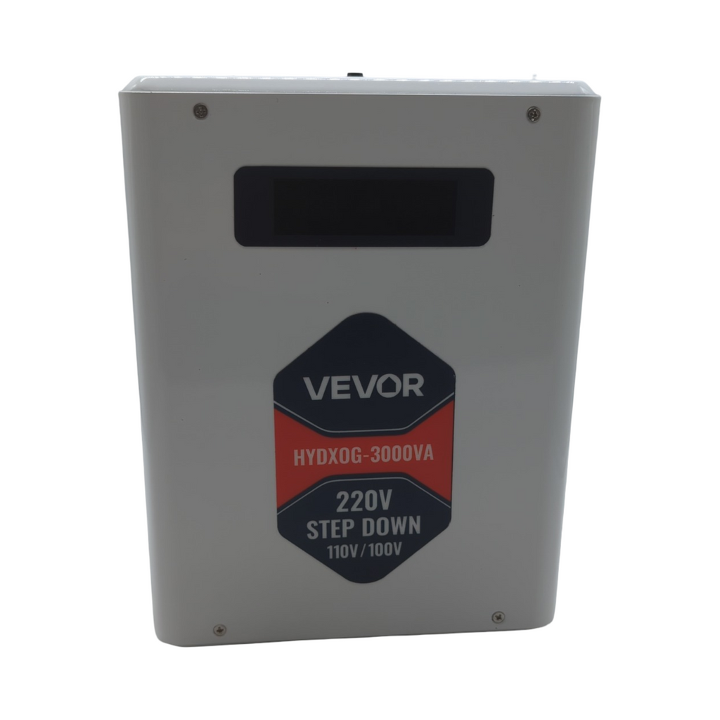 VEVOR Abwärtsspannungswandler 3000VA Konverter 220V auf 110V mit 2 US-Steckdosen USB-Ausgang Hochleistungs-Transformator