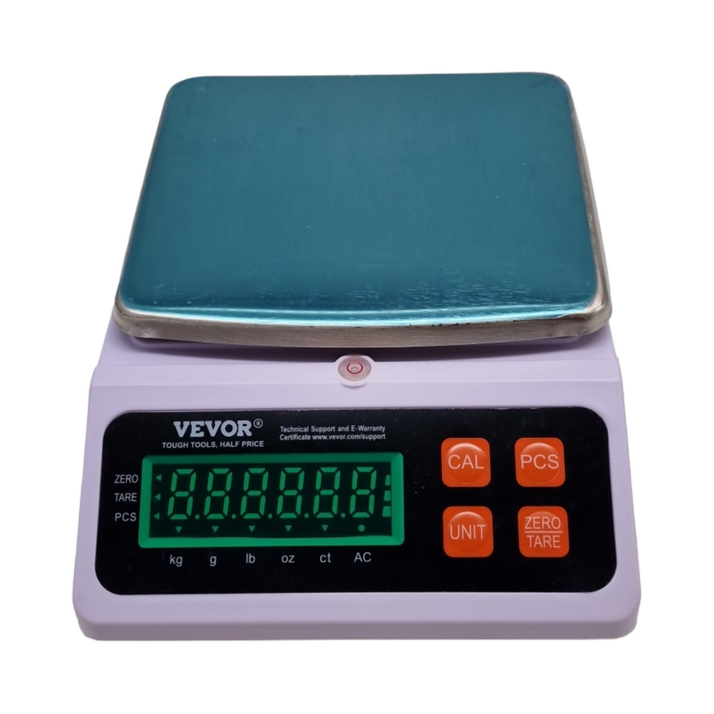 VEVOR Zählwaage digital 10 kg x 0,1 g elektronische Präzisionswaage für Teile Münzen Mehrfach-Einheiten