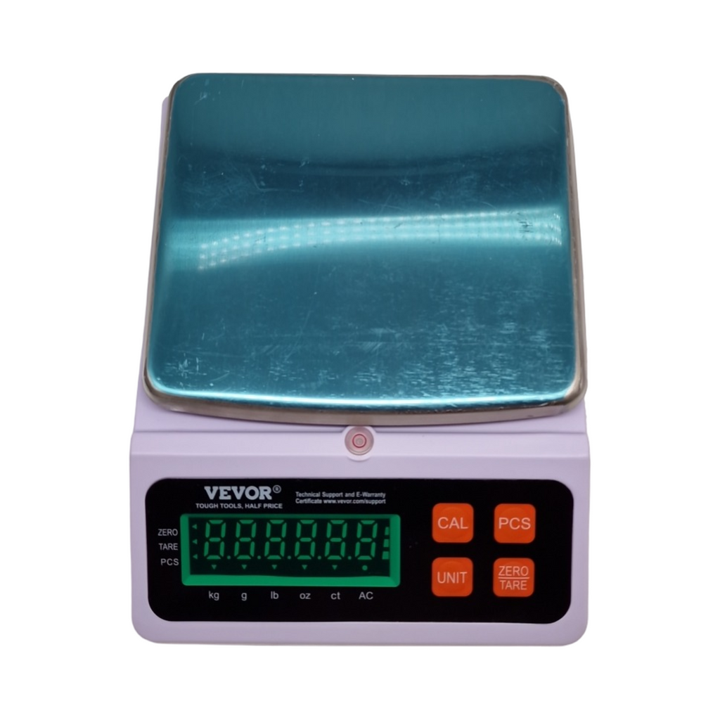 VEVOR Zählwaage digital 10 kg x 0,1 g elektronische Präzisionswaage für Teile Münzen Mehrfach-Einheiten
