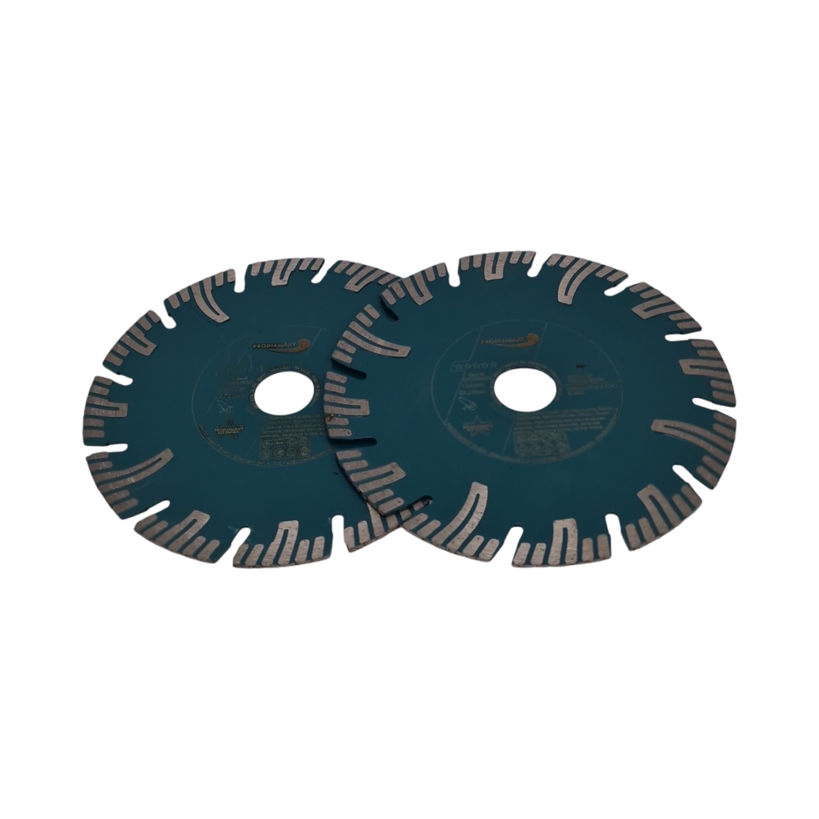 PRODIAMANT Diamant-Trennscheibe Granit Super Speed Cut Doppelpack Schutzsegmente 150 mm x 22,2 mm