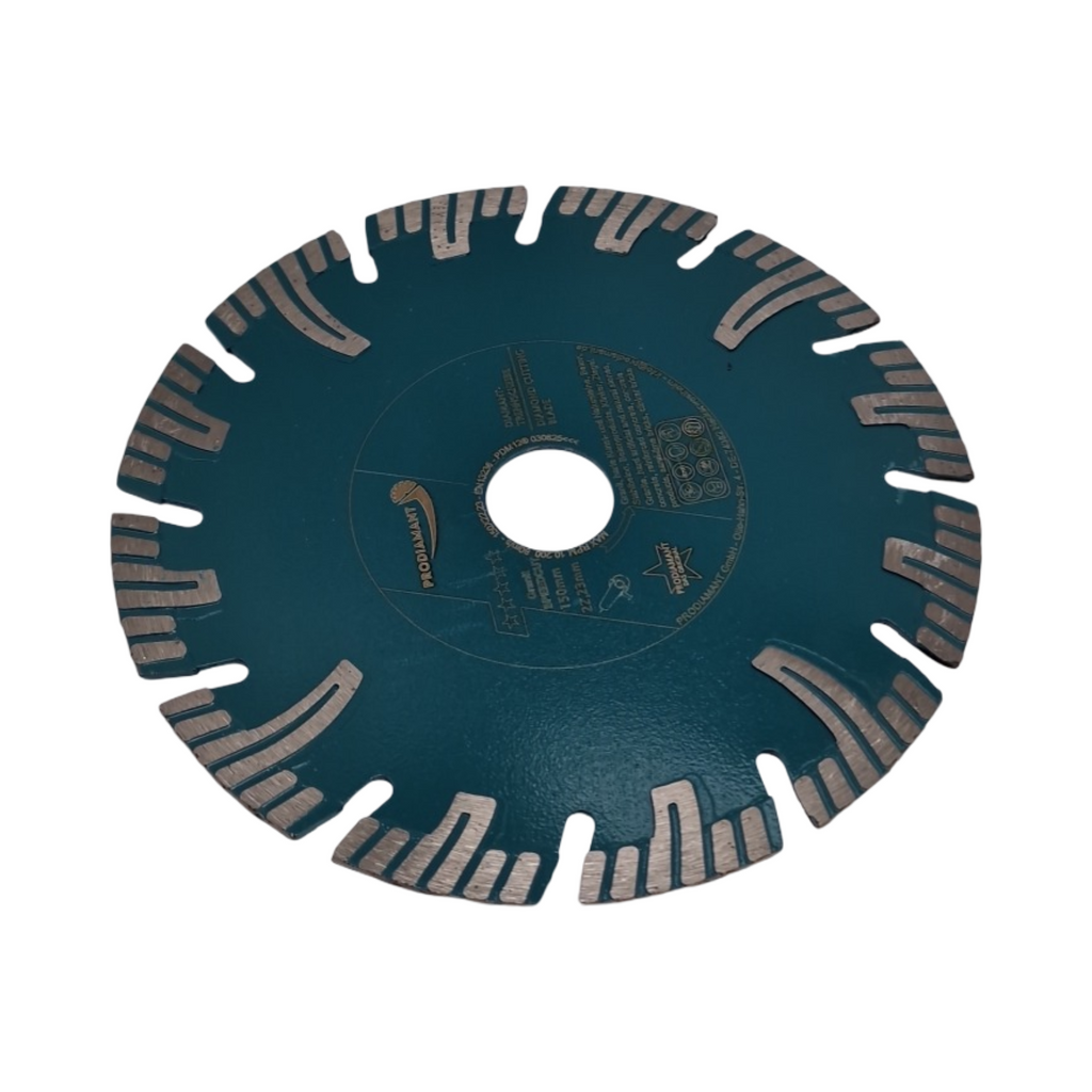 PRODIAMANT Diamant-Trennscheibe Granit Super Speed Cut Doppelpack Schutzsegmente 150 mm x 22,2 mm