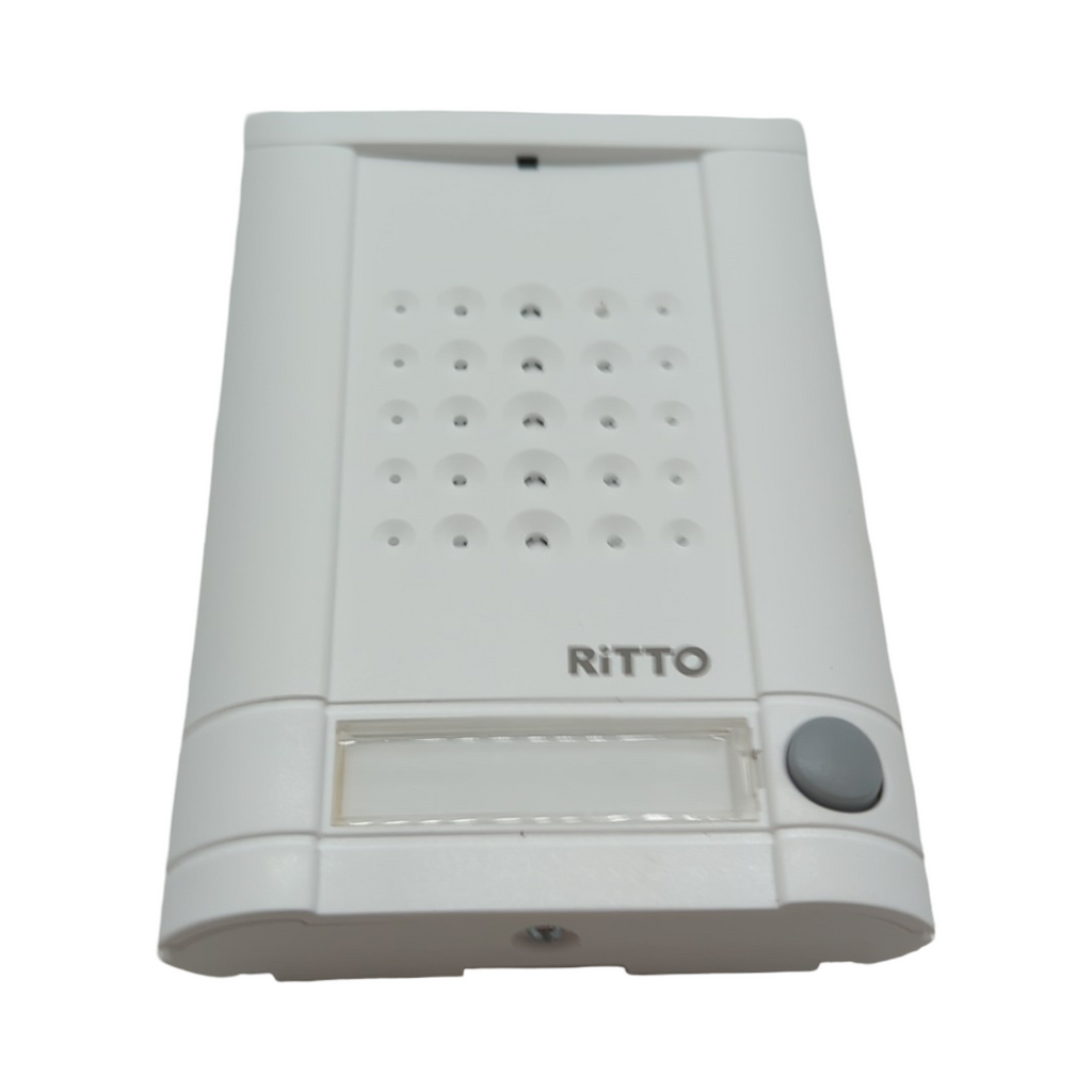 Schneider Electric Ritto Minivox Türstation Audio Gegensprechanlage Ersatzteil mit Beleuchtung Klingeltaste für 1-Familienhaus Außenbereich
