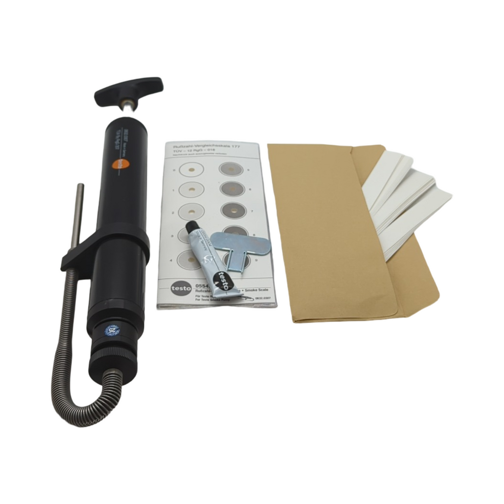 Testo 0554 0307 Rauchpumpentester mit Öl und Filterpapier