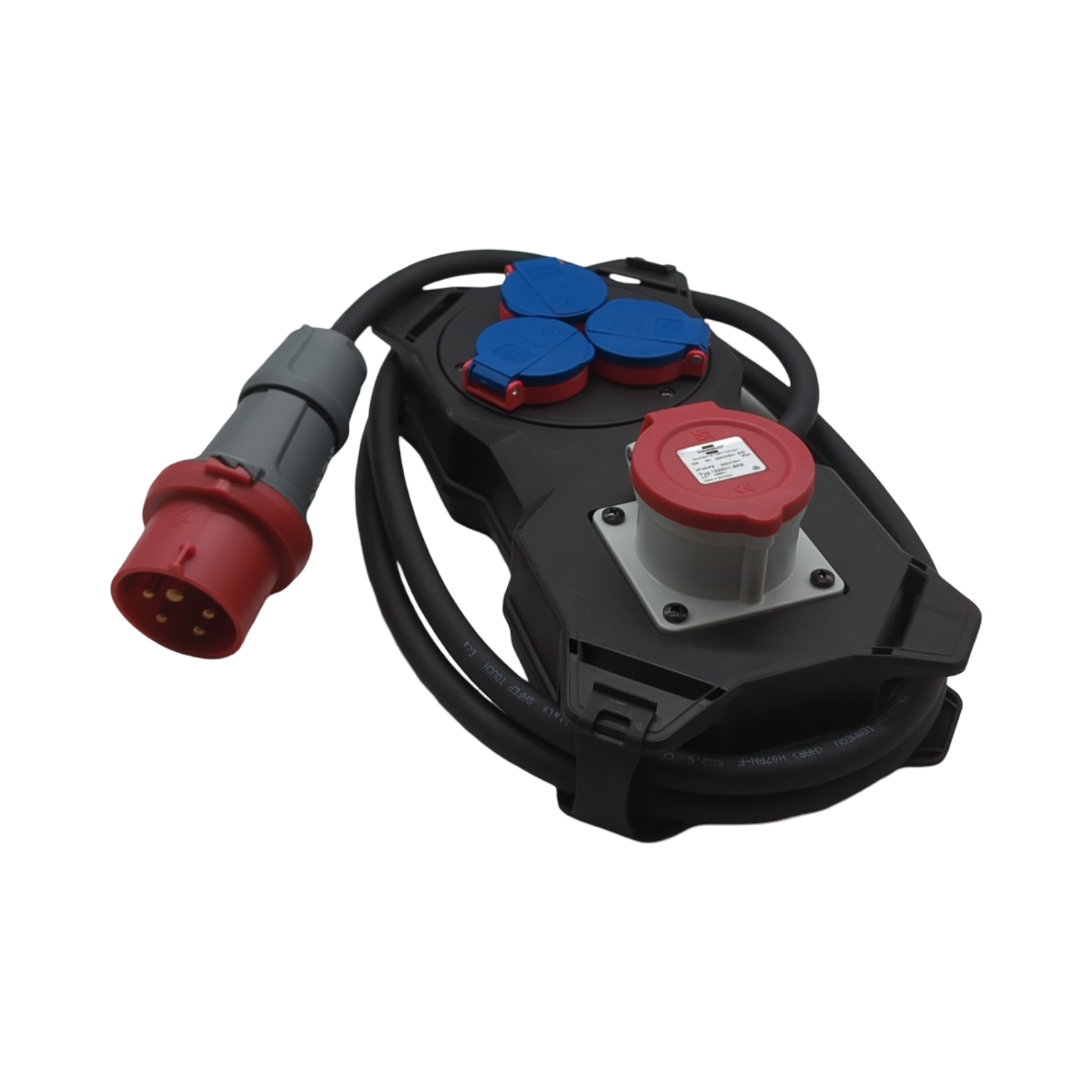 Brennenstuhl Stromverteiler 16A Baustelleneinsatz Außenbereich IP44 2m H07RN-F 5G2,5 Kabel Wandmontage