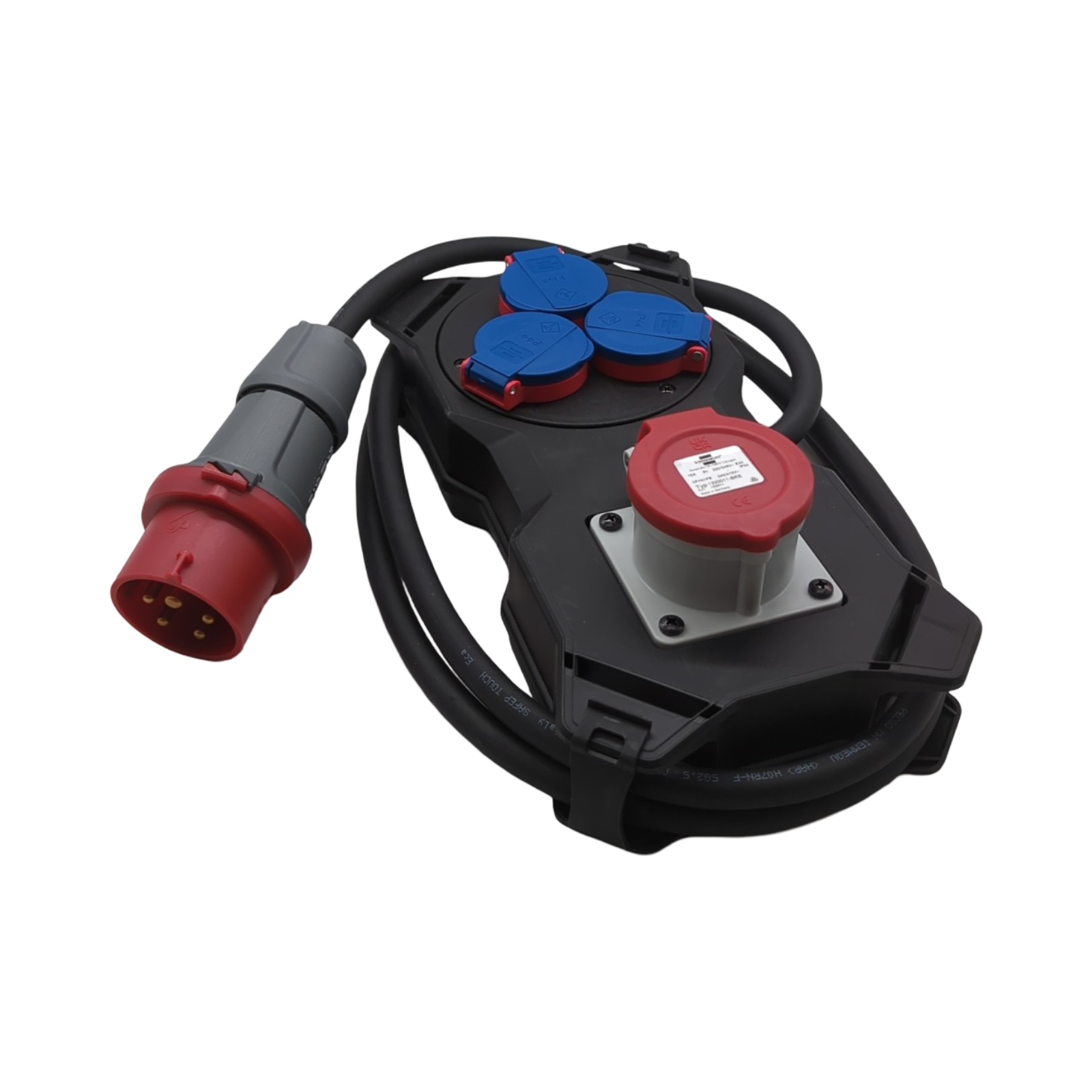 Brennenstuhl Stromverteiler 16A Baustelleneinsatz Außenbereich IP44 2m H07RN-F 5G2,5 Kabel Wandmontage