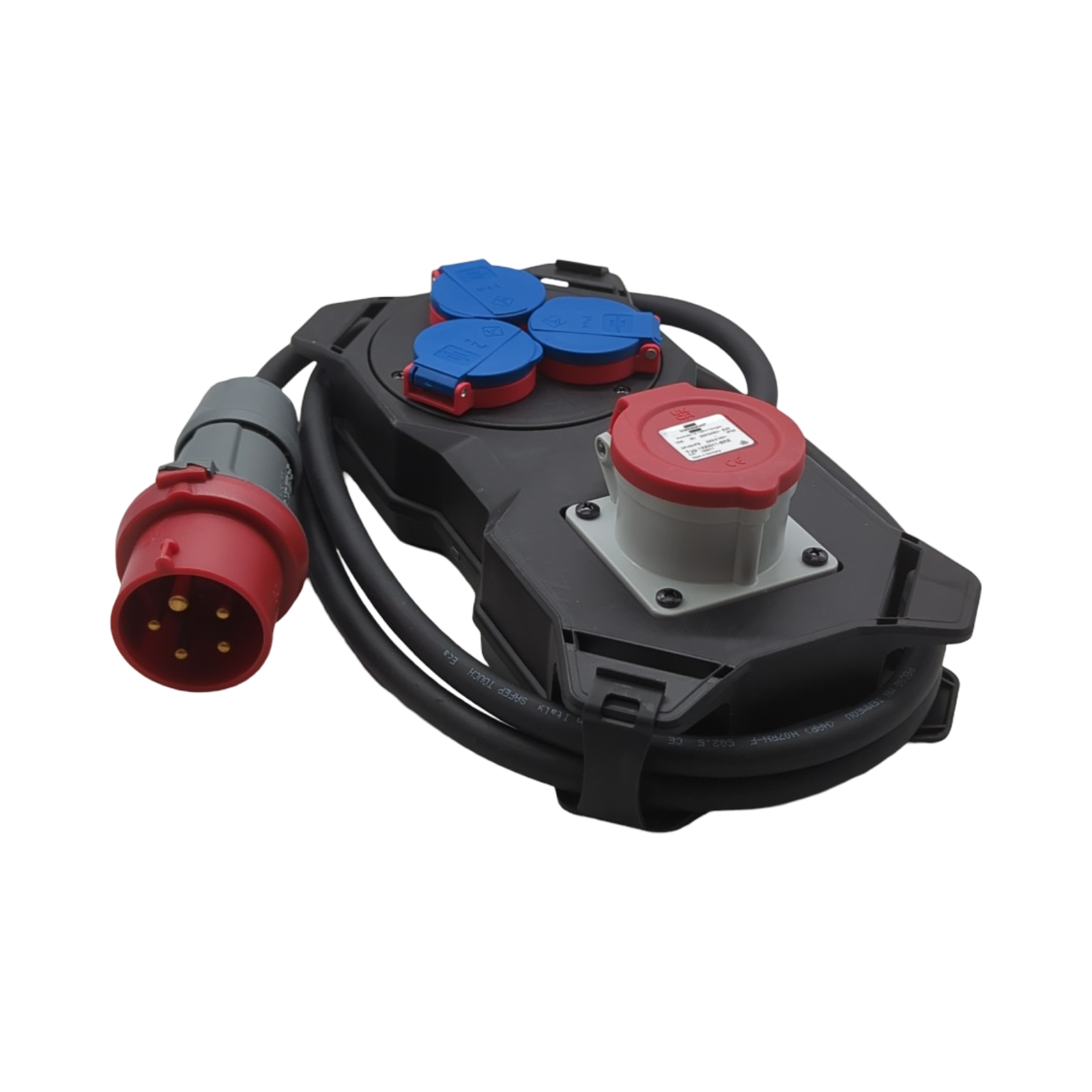 Brennenstuhl Stromverteiler 16A Baustelleneinsatz Außenbereich IP44 2m H07RN-F 5G2,5 Kabel Wandmontage