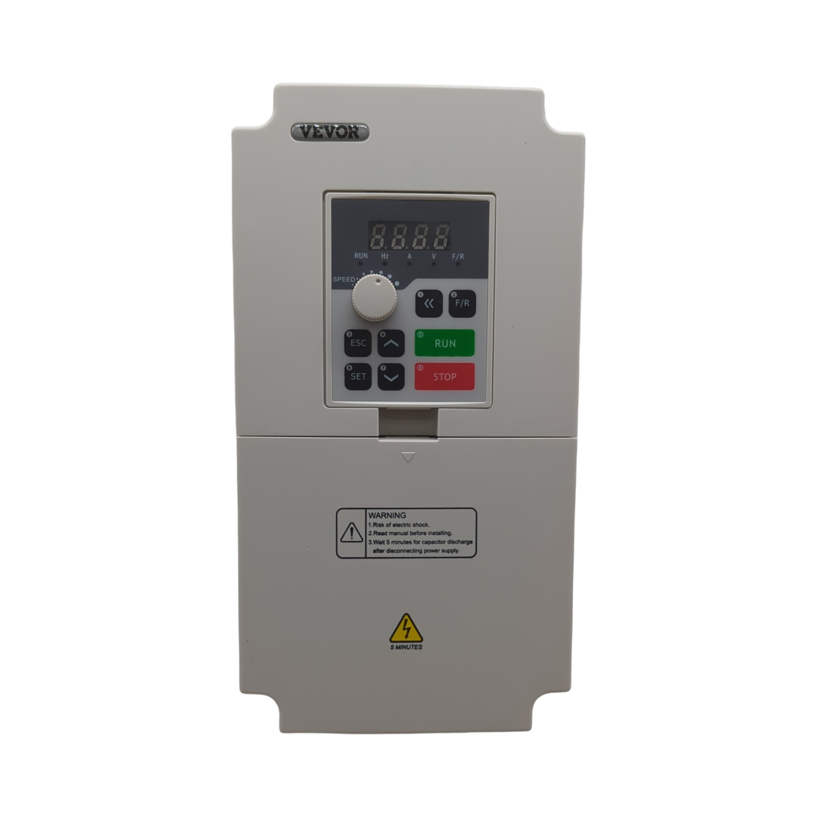 VEVOR Frequenzumrichter VFD 5 PS 4 kW 18A 1/3 Phasen AC 220V Eingang auf 3 Phasen AC 0–220V Ausgang 50/60Hz 0–2000Hz