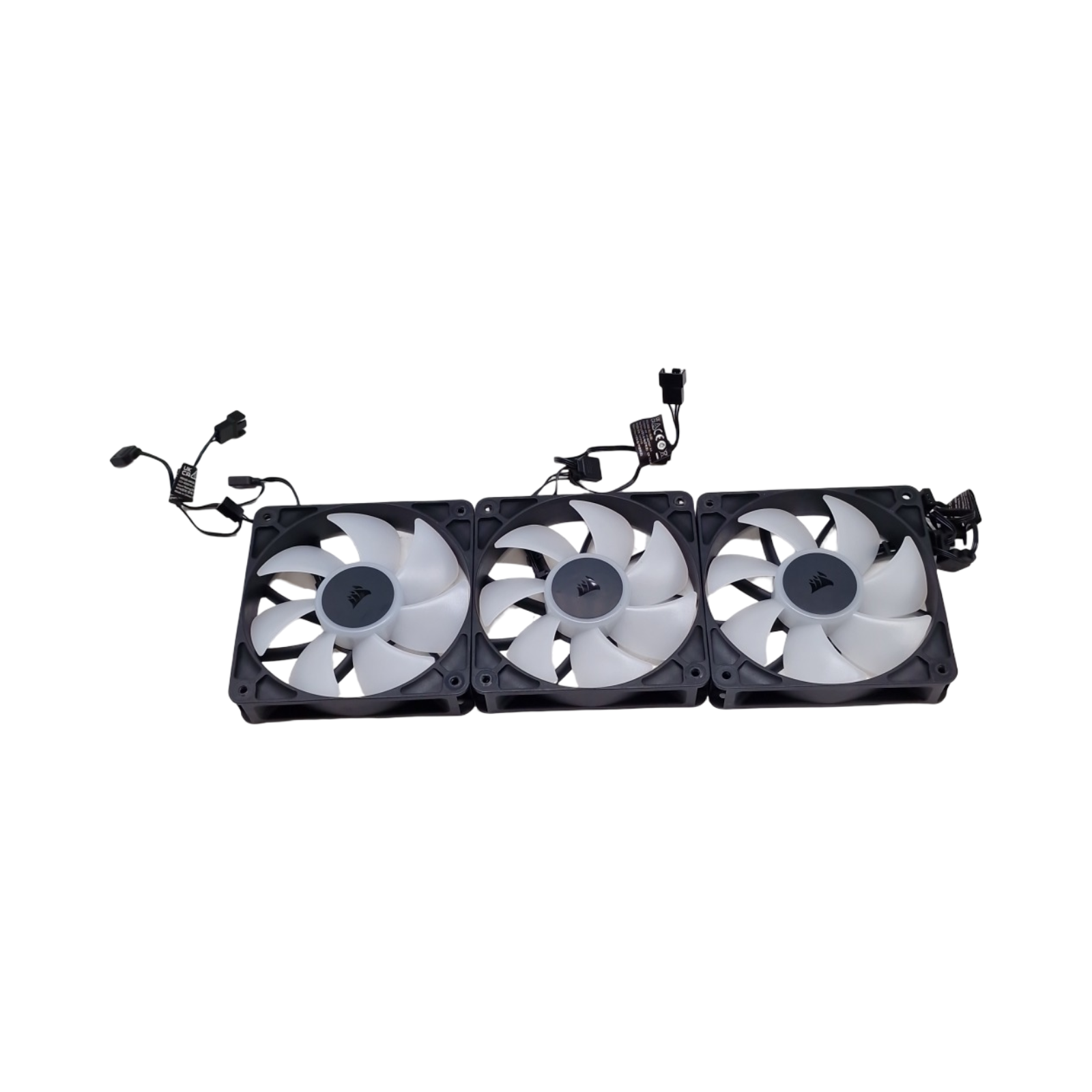 CORSAIR RS120 120mm ARGB PWM Lüfter Dreierpack magnetisches Dome-Lager geräuscharm schwarz