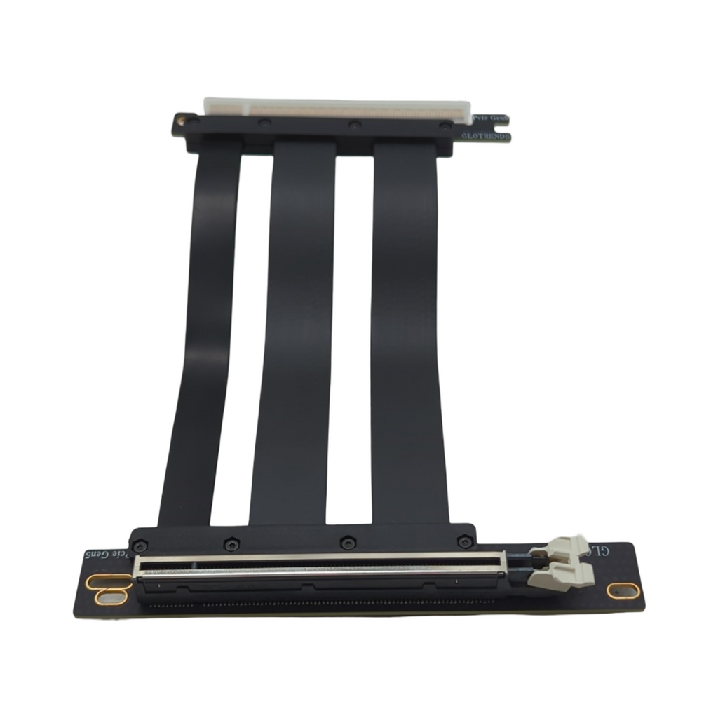 GLOTRENDS 3-Slot GPU Halterung PCIe 5.0 Riser Kabel 150mm Vertikalmontage kompatibel mit RTX5090 RTX4090 RX