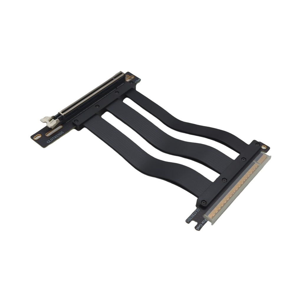 GLOTRENDS 3-Slot GPU Halterung PCIe 5.0 Riser Kabel 150mm Vertikalmontage kompatibel mit RTX5090 RTX4090 RX
