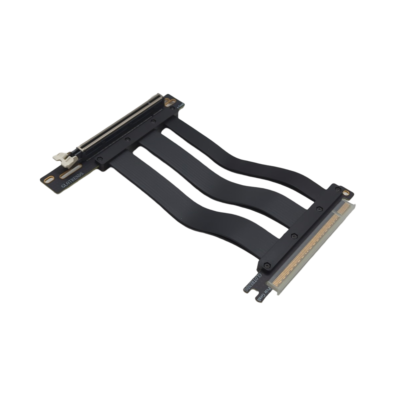 GLOTRENDS 3-Slot GPU Halterung PCIe 5.0 Riser Kabel 150mm Vertikalmontage kompatibel mit RTX5090 RTX4090 RX