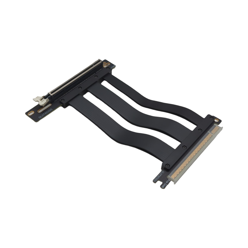GLOTRENDS 3-Slot GPU Halterung PCIe 5.0 Riser Kabel 150mm Vertikalmontage kompatibel mit RTX5090 RTX4090 RX